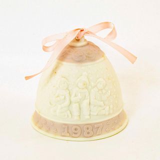 Christmas Bell 1987 1015458 - Lladro Porcelain Ornament