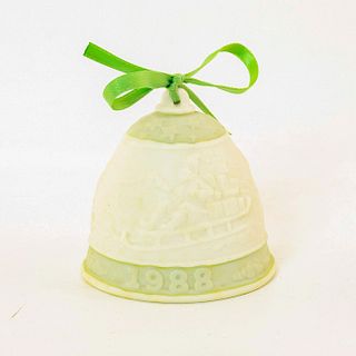 Christmas Bell 1988 1015525 - Lladro Porcelain Ornament