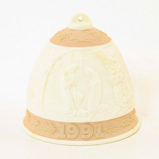 Christmas Bell 1991 1015803 - Lladro Porcelain Ornament