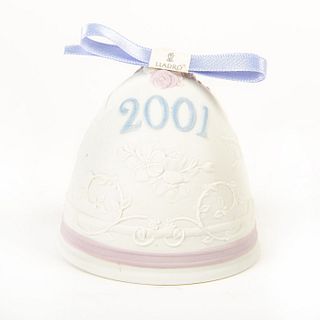 Christmas Bell 2001 1016718 - Lladro Porcelain Ornament