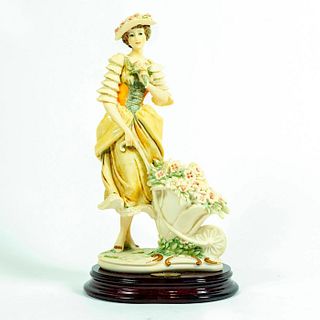 Florence Giuseppe Armani Figurine, Lady With Flowers