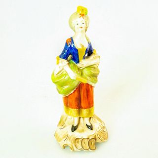 Vintage German Porcelain Figurine, Victorian Woman