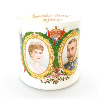 Queen Mary and King George V Coronation Souvenir Mug