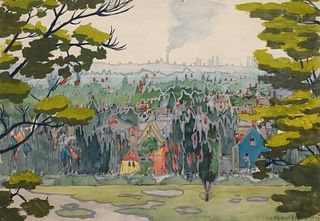 Charles Burchfield(American, 1893-1967)Untitled (May Landscape), May 28, 1916