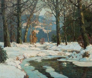 Walter Koeniger
(American/German, 1881-1943)
Winter Stream