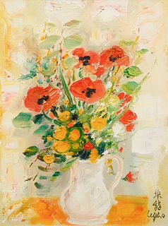 Le Pho
(French/Vietnamese, 1907-2001)
Fleurs des Champs