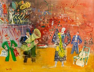 Jean Dufy
(French, 1888-1964)
Clown Musiciens