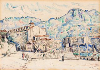 Paul Signac(French, 1863-1935)Nice, 1921
