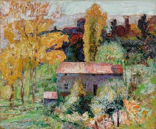 Victor Charreton
(French, 1864-1936)
Paysage d'Automne  