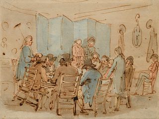Thomas Rowlandson
(British, 1756-1827)
Gamblers, after 1795