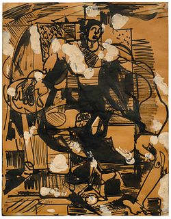 Hans Hofmann
(American/German, 1880-1966)
Untitled (Pair of Works), 1935