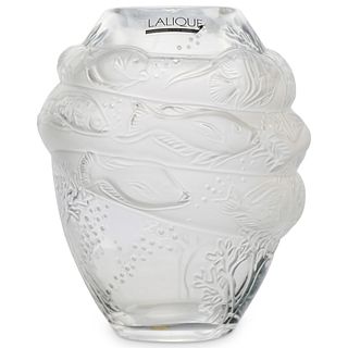 Lalique "Marine Et Tarpon" Marina Vase