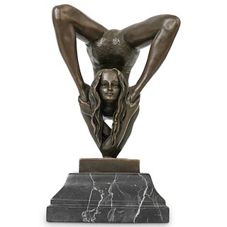 Jean Patoue Contortionist Erotic Bronze