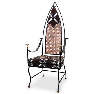 Gothic Revival Throne Chair