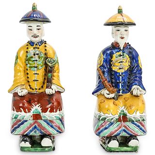 Pair Of Chinese Porcelain Figures