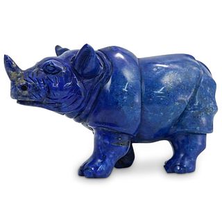 Lapis Lazuli Carved Rhino
