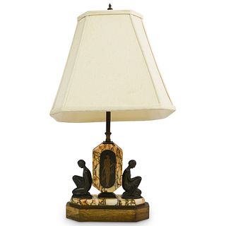 S. Noirot Art Deco Table Lamp