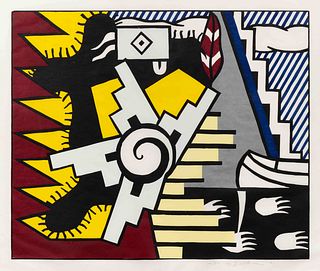 Roy Lichtenstein
(American, 1923-1997)
American Indian Theme II (from American Indian Theme Series), 1980