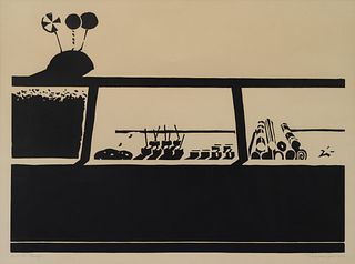 Wayne Thiebaud
(American, b. 1920)
Candy Counter, 1970