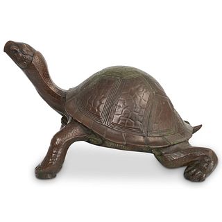 Large Bronze Turtle Sculpture