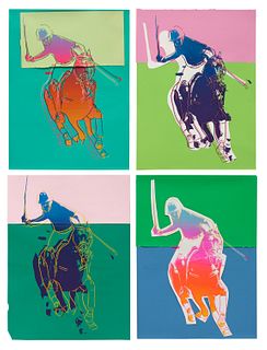 Andy Warhol
(American, 1928-1987)
Four Polo Players, 1985