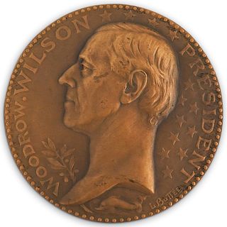 French WWI "Woodrow Wilson" Bronze Medal
