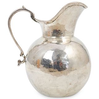 Peruvian Sterling Silver Water Pitcher