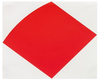 Ellsworth Kelly
(American, 1923-2015)
Untitled (Red Curve), 1996-1997