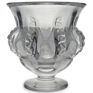 Lalique "Dampierre" Footed Crystal Vase