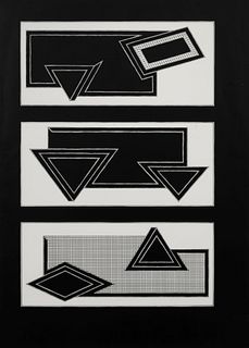 Frank Stella
(American, b. 1936)
Black Stack, 1970