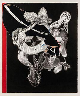 Frank Stella
(American, b. 1936)
Schwarze Weisheit for D.J., 2000