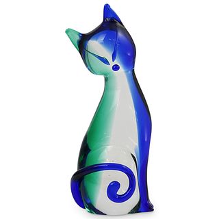 Murano Blown Glass Cat