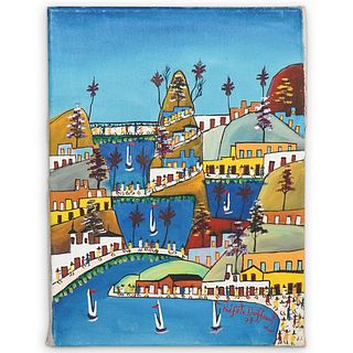 Prefete Duffaut (Haiti, 1923-2012) Acrylic on Canvas
