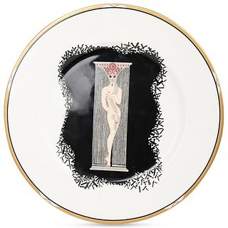 Erte "The Numerals I" Large Decorative Charger Plate