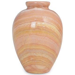 Italian Variegated Marble Vase