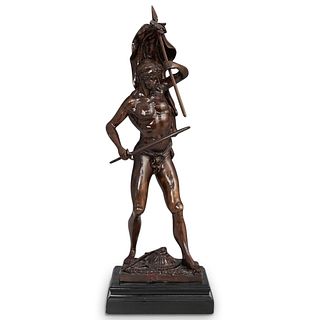 Male Warrior Figure Sculpture