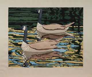 Neil Welliver
(American, 1929-2005)
Canadian Geese, 1978
