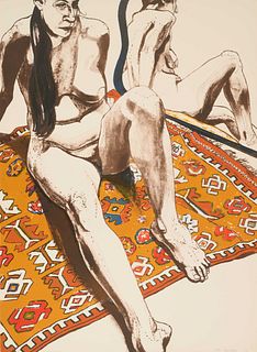 Philip Pearlstein
(American, b. 1924)
Six Lithographs Drawn from Life (complete portfolio of 6), 1970
