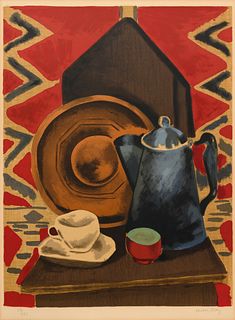 Man Ray
(American, 1890-1976)
Still Life with Coffee Pot, Cup and Saucer