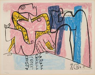 Le Corbusier
(French/Swiss, 1887-1965)
Unite (plate VII), 1953