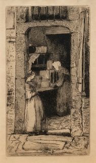 James Abbott McNeill Whistler
 (American, 1834-1903)
La Marchande de Moutarde, 1858