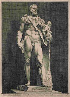 Hendrick Goltzius
(Dutch, 1558-1617)
Hercules and his Son Telephos, 1592