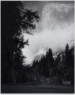 Ansel Adams(American, 1902-1984)El Capitan, Winter Sunrise, Yosemite National Park, 1968