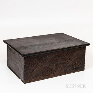 Carved Oak Box