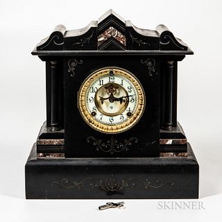 Ansonia Belgian Slate Mantel Clock