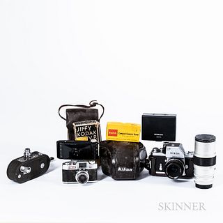 Group of Cameras and Accessories