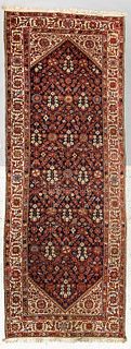 Hamadan Gallery Carpet, Iran, c. 1930, 13 ft. x 5 ft.