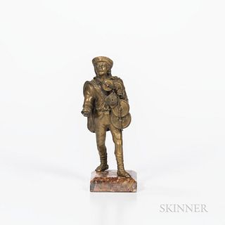 Bronze Figure of a Peddler