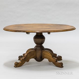 Louis-Philippe-style Walnut Table
