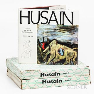 Three Husain Art Books